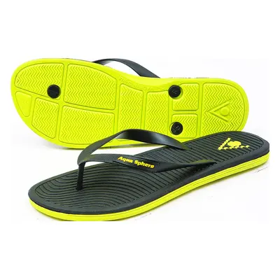 Papucs aqua sphere hawaii black/yellow