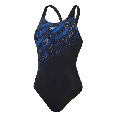 Speedo hyperboom allover medalist black/true cobalt/curious blue m