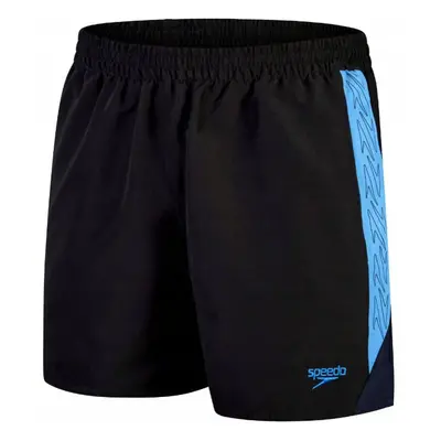 Speedo hyper boom splice watershort black/beach blue/true navy s