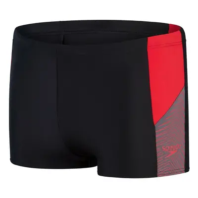 Speedo dive aquashort black/fed red/dove grey s - uk32