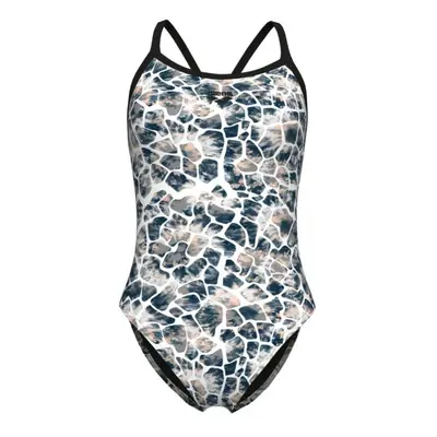 Arena earth swimsuit xcross back black/white multi xs - uk30