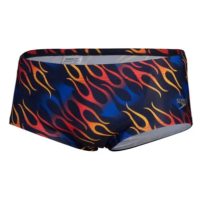 Speedo club training allover 13.5cm brief flaming wheels xl - uk38