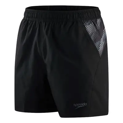 Speedo sport panel watershort black/usa charcoal/shark grey s