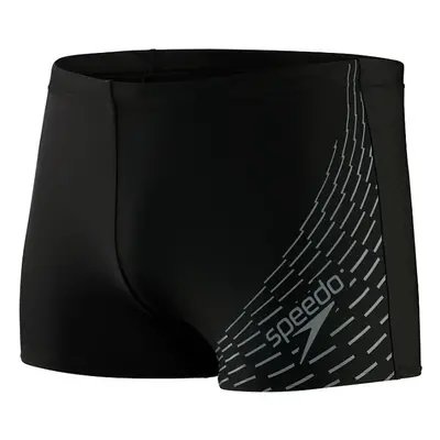 Speedo medley logo aquashort black/ardesia s - uk32