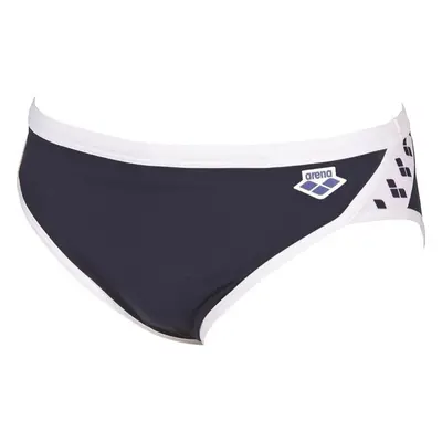 Arena icons swim brief solid navy/white xl - uk38