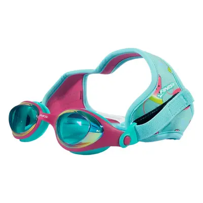 úszószemüveg finis dragonflys goggles mirror türkiz