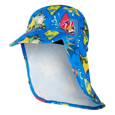 Speedo learn to swim sun protection hat blue m