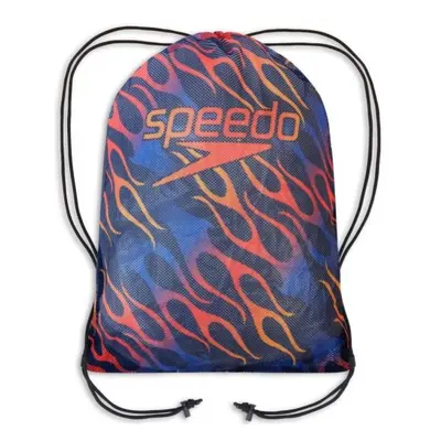 Speedo printed mesh bag kék/narancssárga