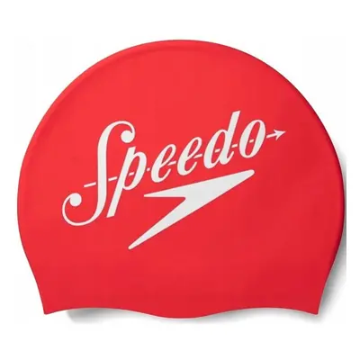 úszósapka speedo slogan print cap piros