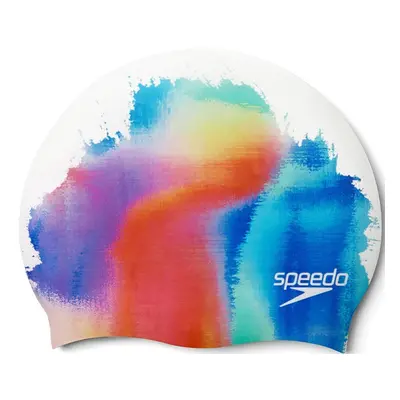 úszósapka speedo digital printed cap fehér/piros