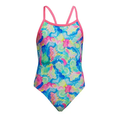 Funkita olive oily single strap one piece girls 140cm