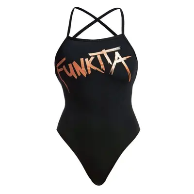 Funkita strapped in one piece bronzed l - uk36