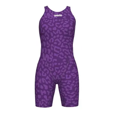 Arena powerskin st next girls leopard violet 128cm