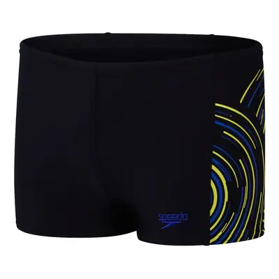 Speedo plastisol placement aquashorts boys black/blue 116cm