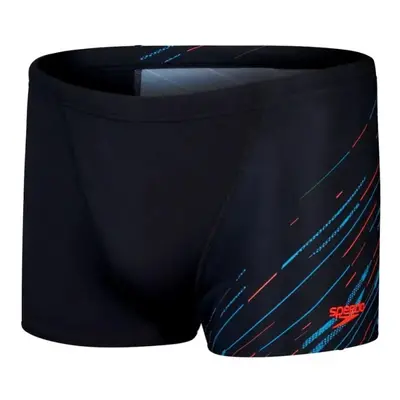 Speedo hyperboom v-cut aquashort black/blue m - uk34