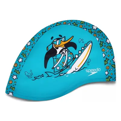 Speedo printed polyester cap türkiz