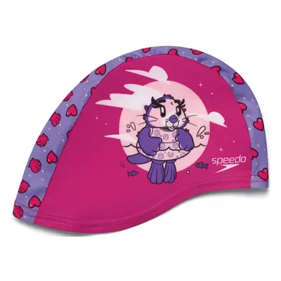 Speedo printed polyester cap rózsaszín