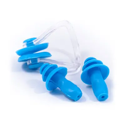 Füldugók a orrcsipesz borntoswim nose clip/earplugs kék