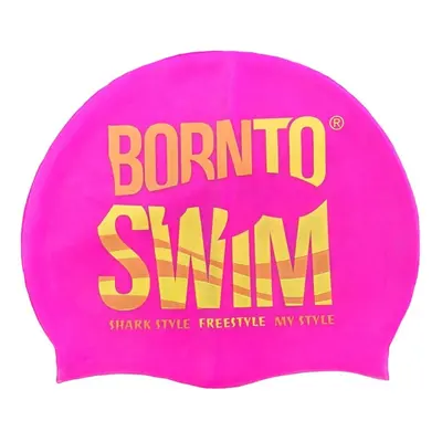 Borntoswim silicone cap junior világos rózsaszín