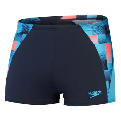 Speedo endurance+ max splice aquashort true navy/picton blue/siren red