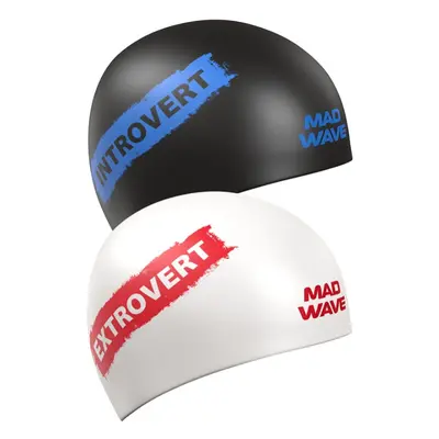 Mad wave introvert reversible swim cap fekete/fehér