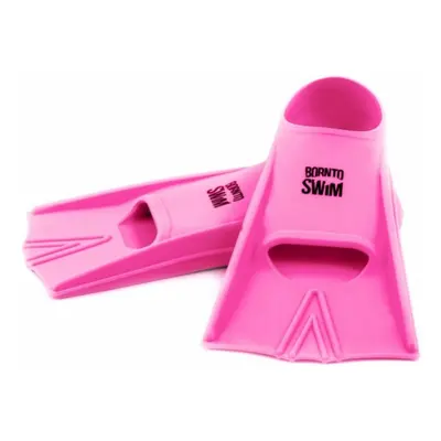 Borntoswim junior short fins pink xs