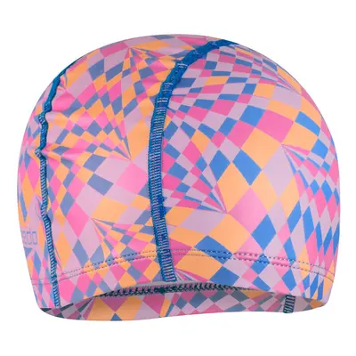 Speedo printed pace cap junior blue/pink