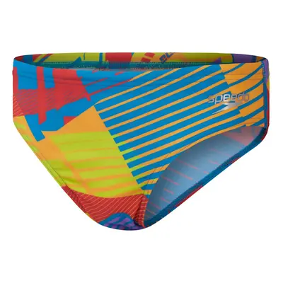 Speedo digi allover 6.5cm brief boy red/yellow 140cm