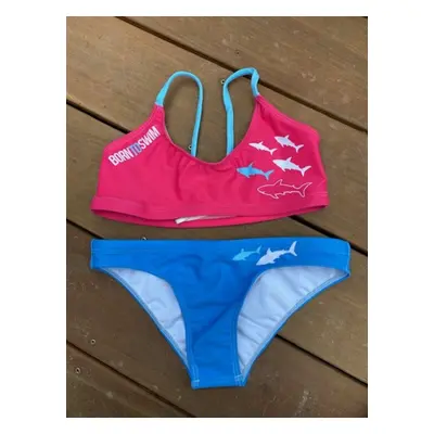 Női fürdőruha borntoswim sharks bikini blue/pink xl