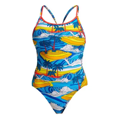 Női fürdőruha funkita beach bum eco diamond back one piece