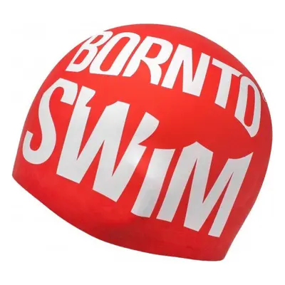 úszósapka borntoswim seamless swimming cap sötétvörös