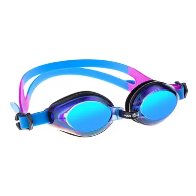 Mad wave aqua rainbow goggles junior kék