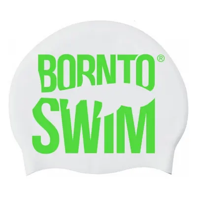 úszósapka borntoswim classic silicone fehér/zöld