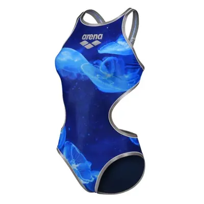 Arena one floating tech back one piece silver/white/navy xl - uk38