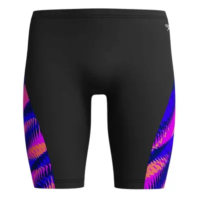 Speedo digi v-cut jammer black/purple xs - uk30