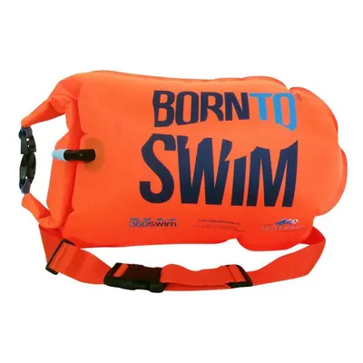 úszóbója borntoswim float bag narancssárga