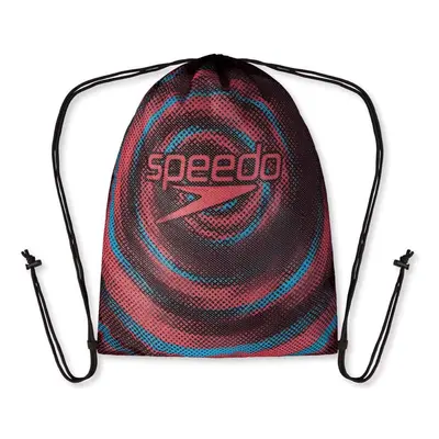 Speedo printed mesh bag fekete/piros