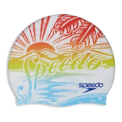 Speedo slogan print cap volcanic orange sunset kék/narancssárga