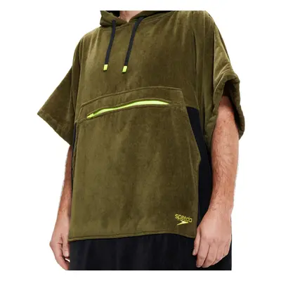 Speedo swim poncho unisex black/yellow m