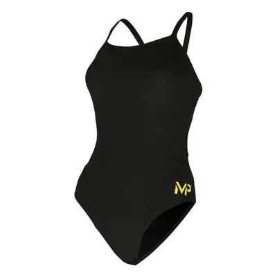 Női fürdőruha michael phelps solid mid back black