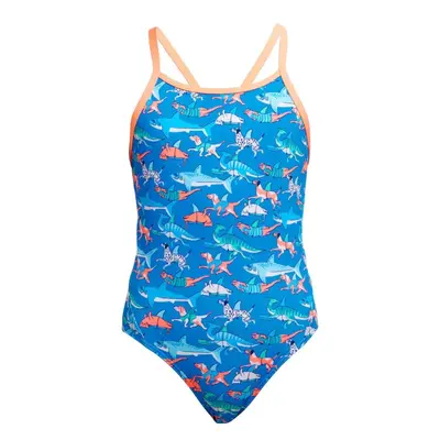 Funkita fin swimming diamond back one piece girls 176cm