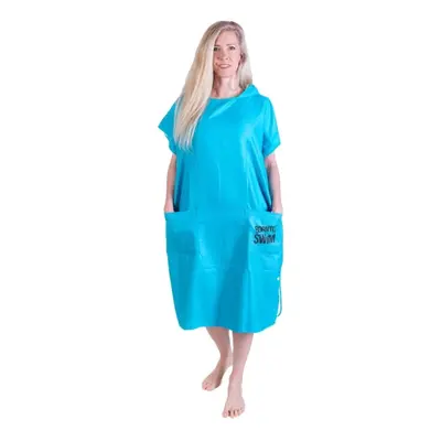 Borntoswim poncho turquoise l