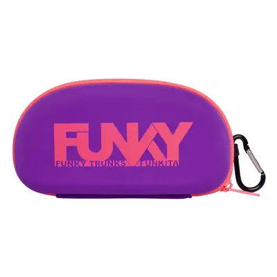 úszószemüveg tok funky case closed goggle case lila