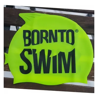 Gyermek úszósapka borntoswim guppy junior swim cap zöld