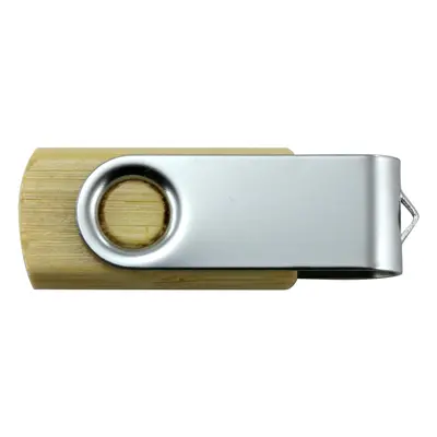 Fa USB meghajtó rozsdamentes acélból 16GB