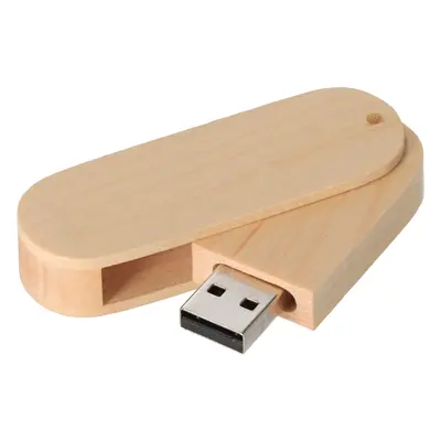 Fa USB meghajtó természetes színű 16GB