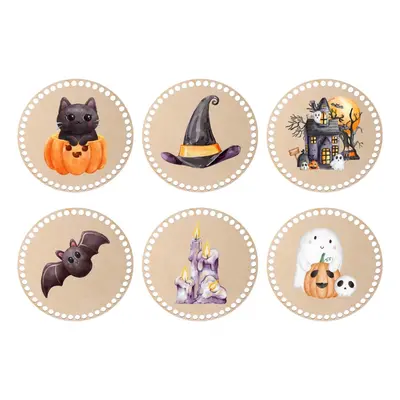 Fa alátétek horgoláshoz - Halloween Válasszon váltazatot:: 15 cm