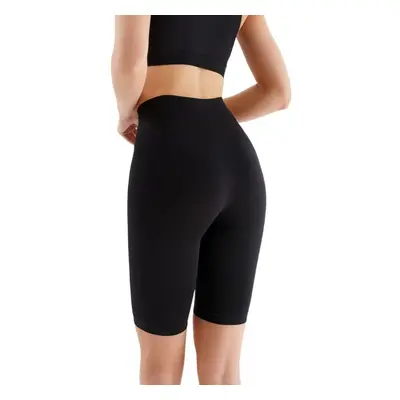 Track Rib rövid leggings, fekete S/M