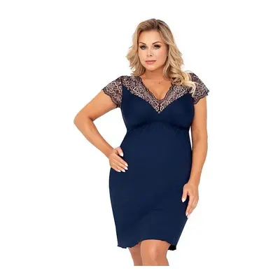 Greta II luxushálóing, sötétkék, plus size 3XL