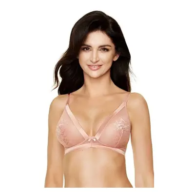 Porto női bralette melltartó, világos rózsaszín 75B